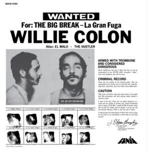 Willie Colon - La Gran Fuga  LP LP